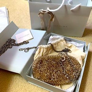 Anteprima Gold Wire Clutch. Rare!